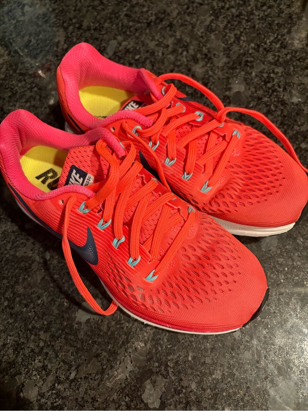 Nike Women’s Bright Coral-Pink Athletic Running Shoes